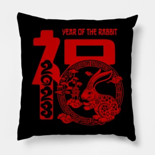 2023 Chinese New Year - Year of the Rabbit Chinese Zodiac Pillow