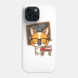 Funny Corgi is teaching Phone Case