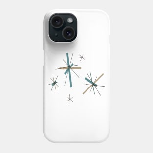 North Star Atomic Mid Century Design Phone Case