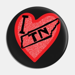 I Love Tennessee I Heart TN Pin