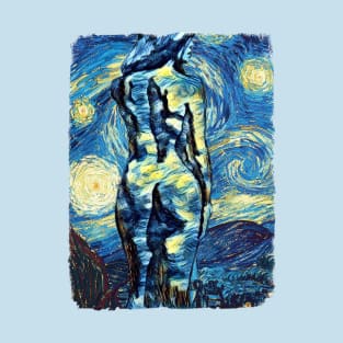 Sexy Body Van Gogh Style T-Shirt