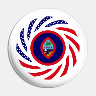 Guamanian American Multinational Patriot Flag Series Pin