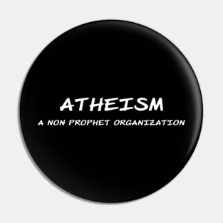 Funny Non Prophet Organization Design Pin