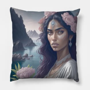 Beautiful woman Pillow