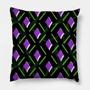 Geometric purple pattern Pillow