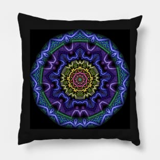 Mandala style kaleidoscope Pillow