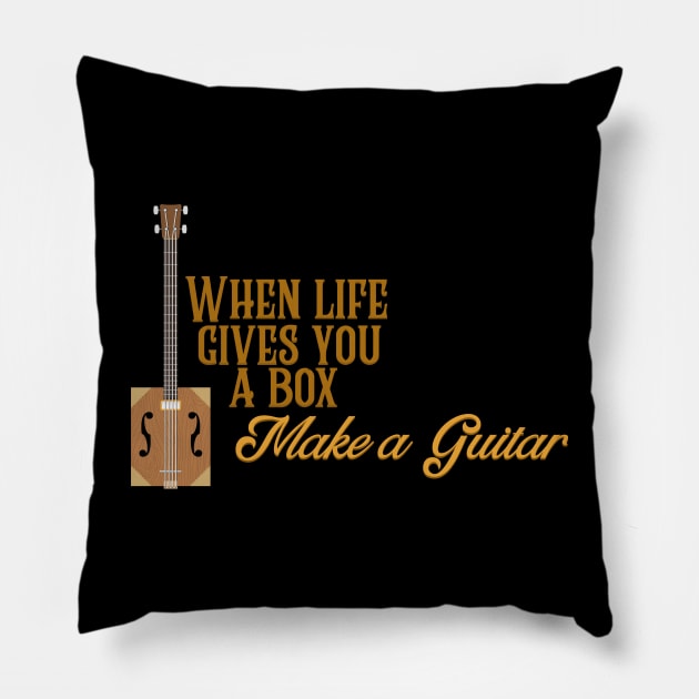 Cigar Box Guitars - When life gives you a box, make a guitar Pillow by PCB1981