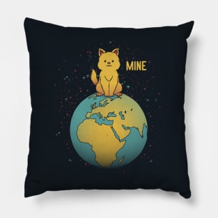 World Domination Planet Earth Mine by Tobe Fonseca Pillow