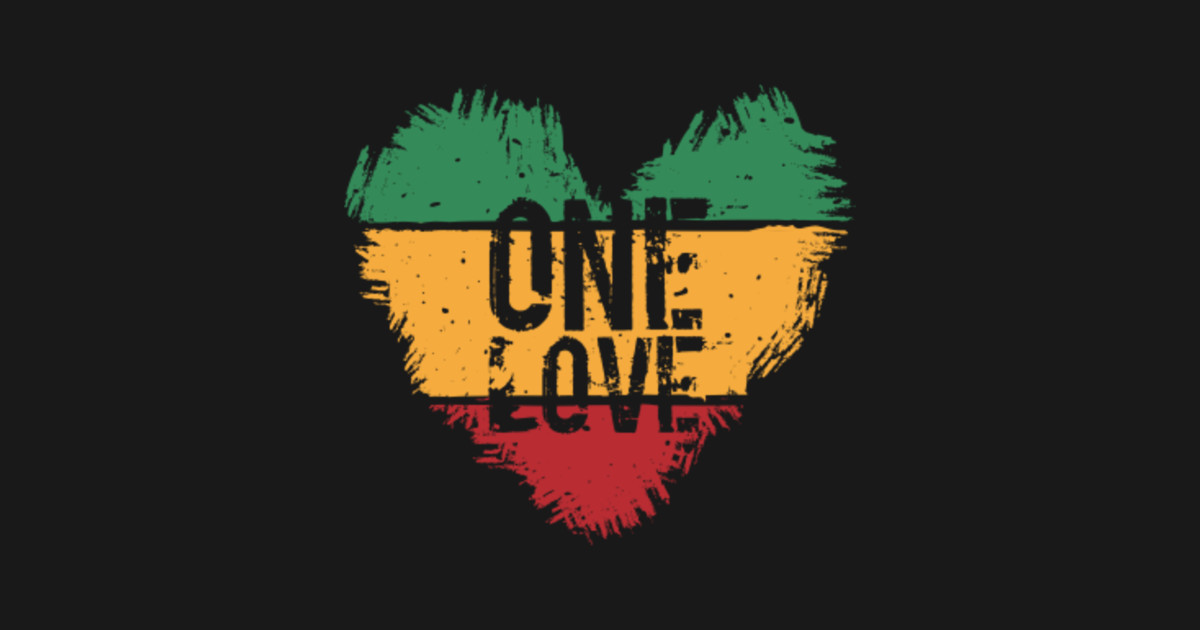 One Love Reggae Music Rasta Heart One Love Posters And Art Prints