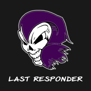 Vintage Grim Reaper Last Responder Design T-Shirt