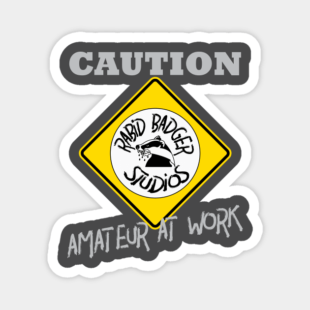 Amateur At Work Magnet by Freq501