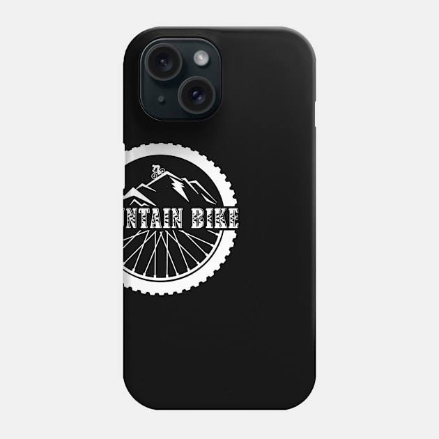 MTB Tire Marks Fall Line Downhill For Mountain Biking Rider Phone Case by Cedinho