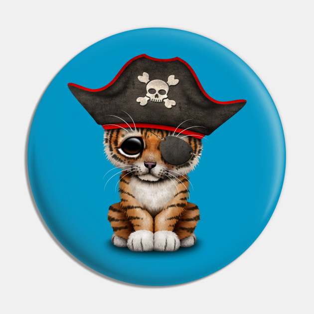 T Shirts Tiger Pirate Eye Patch Big Cat Adult T Shirt Shirts