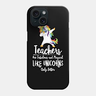 Teacher Unicorn School Counselor Psychologist Teacher Therapist Phone Case