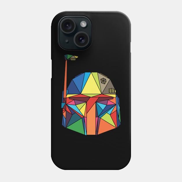 Boba Fett x Mandalorian Geometric Phone Case by muckychris