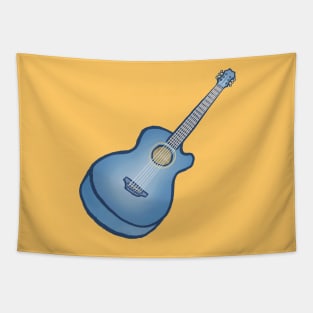 Blue acoustic guitar Tapestry