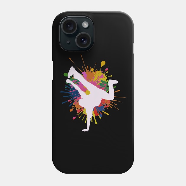 Breakdance Splash Phone Case by DePit DeSign