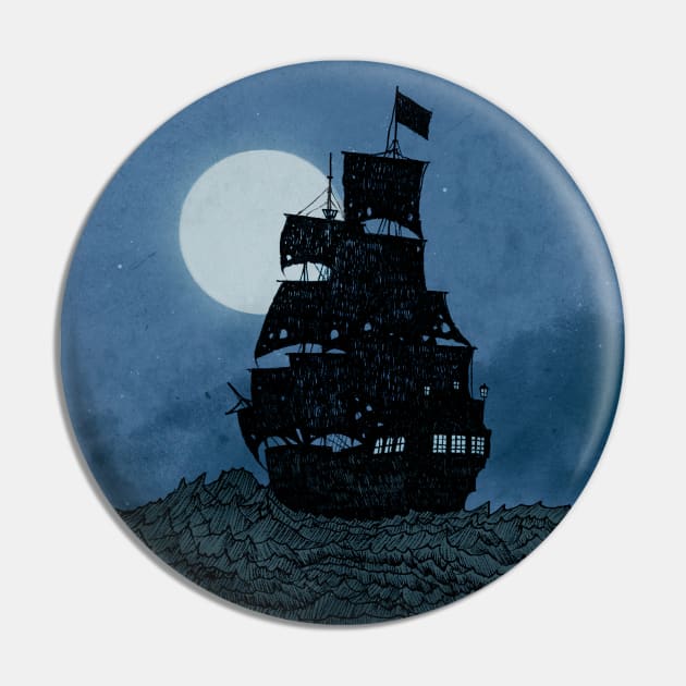 Pirate Ship Pin by djrbennett