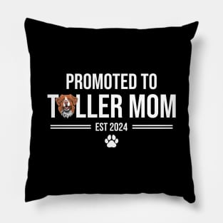 Promoted to Toller Mom Est 2024 Pillow