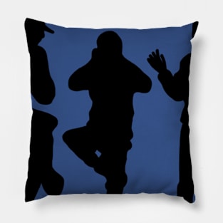 Trio black logo Pillow