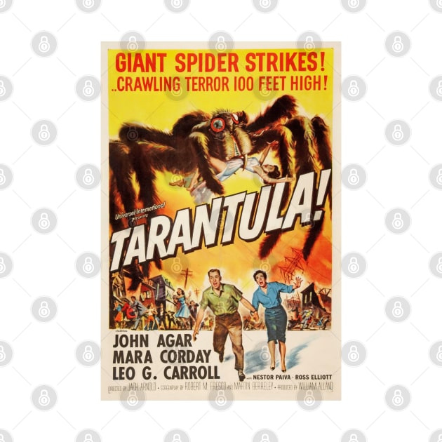 Vintage Tarantula Movie Poster (1955) by Bugsponge