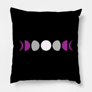 Pride Moons Graysexual Pillow