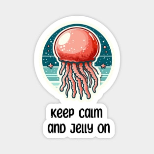 Cannonball Jellyfish Keep Calm and Magnet