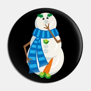 Rude Snowman - Funny Novelty Christmas Pin