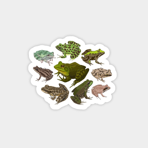 For the Love of Frogs Magnet by LadyElizabeth