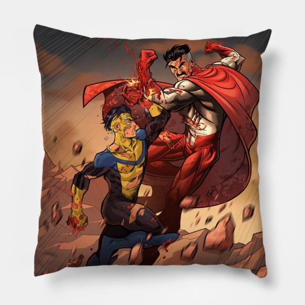 father vs son Pillow by super villain