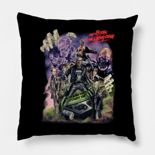 Return of the Living Tar Guy Pillow