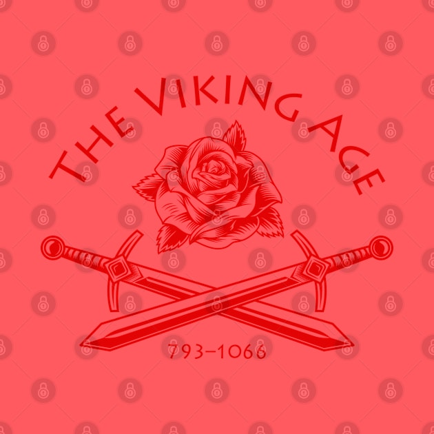 the viking age red by graphicganga