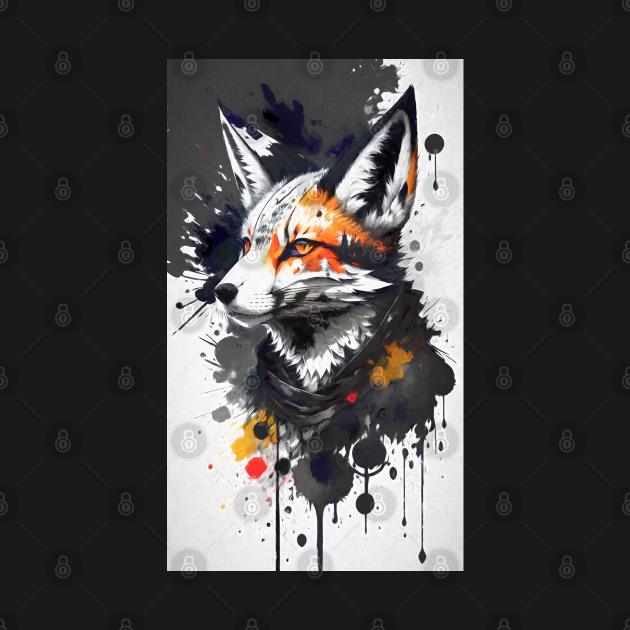 Ink Style Fox by Voodoo Production