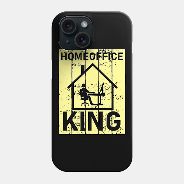 Home Office King Man Phone Case by Imutobi