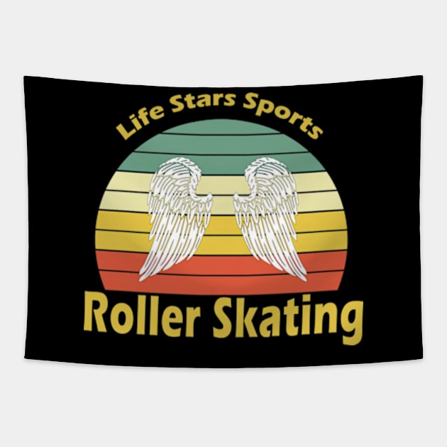 Sport Roller Skating Tapestry by My Artsam