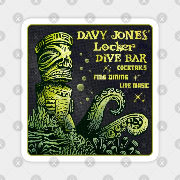 Davy Jones' Locker Magnet by ChetArt