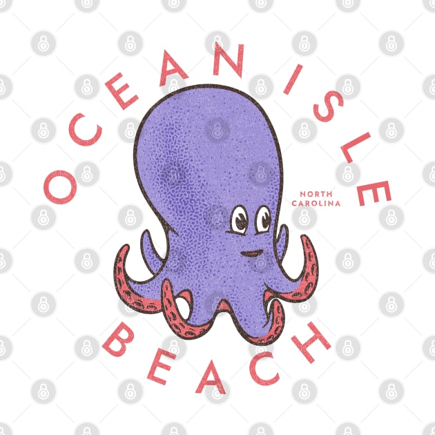 Ocean Isle Beach, NC Summertime Vacationing Octopus by Contentarama