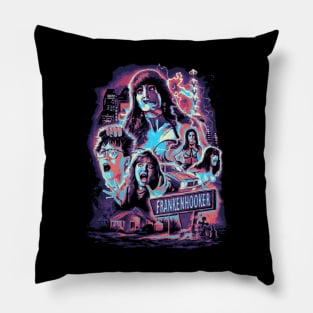 Classical Horror Frankenhooker Pillow