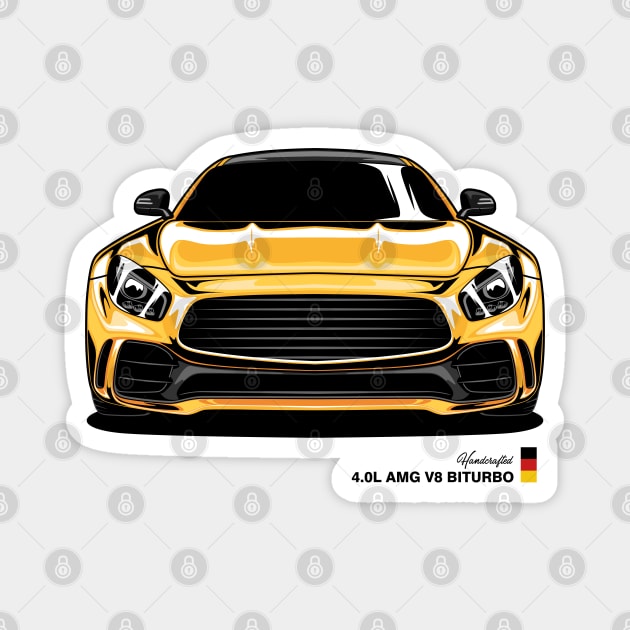 AMG GTR Magnet by idrdesign