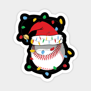 Baseball Christmas Magnet