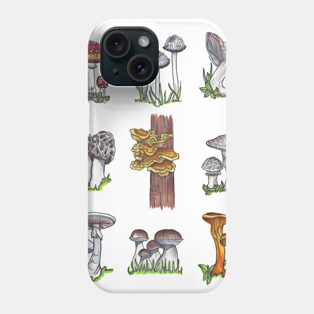 Fungii Phone Case by jilliandohertyart