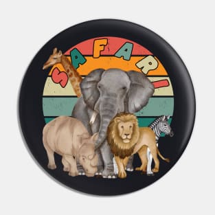 Safari animals Pin