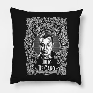 Julio de Caro (white printing) Pillow