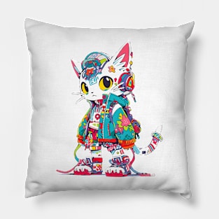 No. 1 Cute Cat Design Pillow