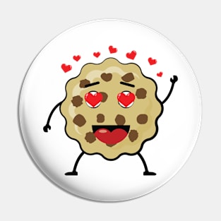 Lovely Cookie - Funny Character Illustration Pin