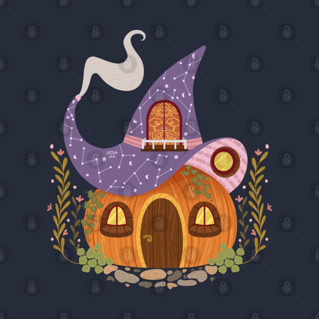 Pumpkin house by rifqahearts