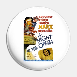 Marx Brothers Bros A Night At The Opera Pin