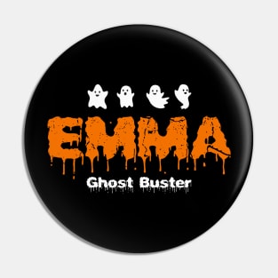 Emma Ghost Buster tee design birthday gift graphic Pin