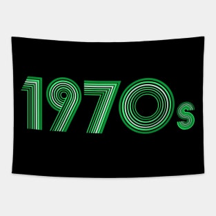 Groovy Green Disco Font Tapestry