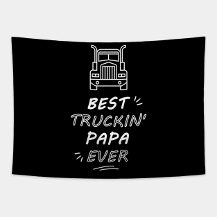 Best Truckin' Papa Ever Tapestry